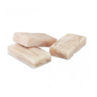 Aliaskinės menkės filė, b/o, b/ašakų, MSC, (50 porc.*100g), šald., 1*5kg (gr.k. 4.5kg)