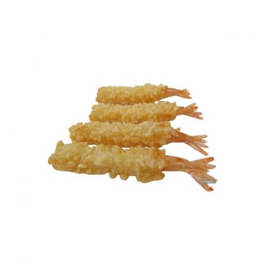 Krevetės Tempura, 26/30, Vannamei, apkept., šald., 10*500g, (P.Vannamei)