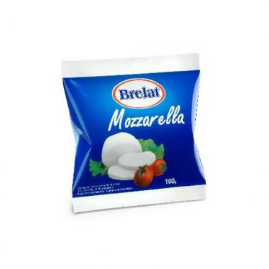 Sūris Mozzarella, rieb. 45%, 20*100g, Brelat