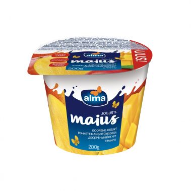 Jogurtas Alma su 12.4% mangais, rieb. 4.2%, 12*200g