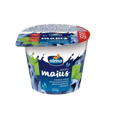 Jogurtas Alma su 12.4% mėlynių, rieb. 4.2%, 12*200g