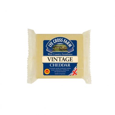 Sūris Cheddar Vintage, rieb. 45%, išl. 14mėn., 12*200g, L.C.F.