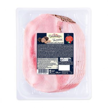 Kiaulienos kumpis Prosciutto Cotto su trumais, virt., pjaust.,  6*250g, Casa Modena