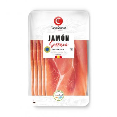 Kiaulienos kumpis Jamon Serrano, pjaust, 12*80g, Casademont