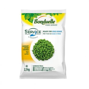 Žirneliai žali Service, šald., IQF, 4*2.5kg, Bonduelle