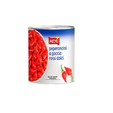 Paprika Sweet drop raudona, 12*780g (gr.k. 330g), Menu