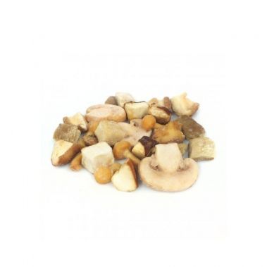 Grybų mix, 4 rūšių (Nameko, oyster, white mushrooms, Shiitakes), IQF, 5*1kg