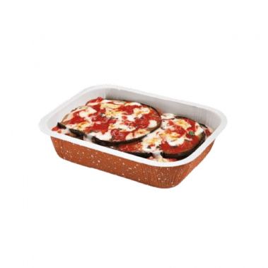 Patiekalas Baklažanai ant griliaus su Mozzarella sūriu ir pomidorų padažu,šald., 4*300g, Fiordiprimi