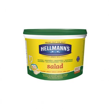 Majonezas salotų, 30%, 1*5L, Hellmann`s