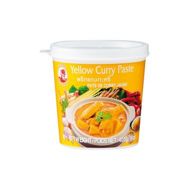 Pasta curry geltona, 24*400g, Cock