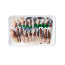 Skumbrės filė "Shime Saba", marin., sushi topping, 20*8g, šald., 25*160g