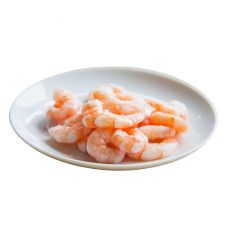 Krevetės šiaurinės, lukšt., virt., MSC, 250/350, šald., 4*2.5kg (gr.k. 2kg), (P.Borealis), RG