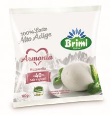 Sūris Mozzarella, Armonia, rieb. 35%, 8*100g, Brimi