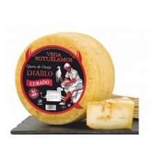 Sūris Diablo, brandintas su pipirų padažu, iš avių pieno, rieb. 55%, 16*200g, Vega Sotuelamos
