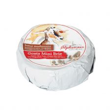 Sūris Brie Mini su miško grybais iš ožkos pieno, rieb. 48%, 6*150g, Alphenaer
