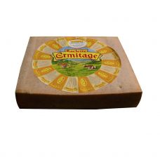 Sūris Raclette, su trimis pipirais, blokas, rieb. 45%,  1*~7kg, Ermitage