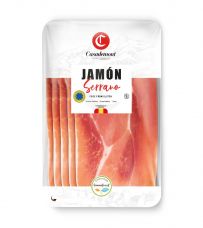 Kiaulienos kumpis Jamon Serrano, pjaust, 12*80g, Casademont