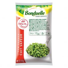 Pupelės ankštinės žalios, pjaust., šald., IQF, 4*2.5kg, Bonduelle