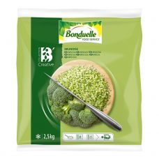 Brokoliai Brunoise, šald., IQF, 4*2.5kg, Bonduelle