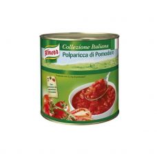 Pomidorai, b/o, pjaus. kubeliais, 6*2.55kg (gr.k. 2.55kg), Knorr