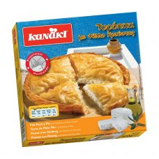 Pyragas graikiškas iš Filo tešlos su sūriu Tiropita Classic, RTB, šald., 12*400g, Kanaki